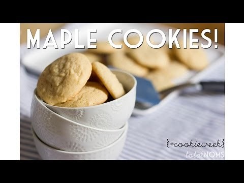 Maple Cookies Recipe | Total Noms
