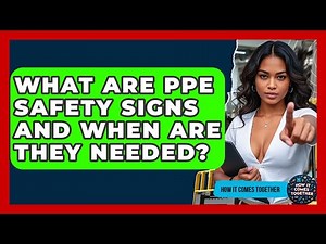 What Are PPE Safety Signs And When Are They Needed? - How It Comes Together