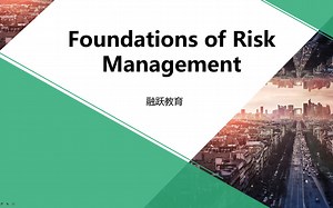 2020 FRM一级《1 - The Building Blocks of Risk Management(1)》