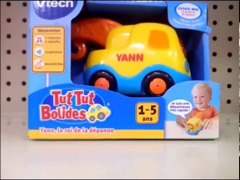 vtech Tut Tut Bolides Yann, roi de la dépanne avec six mélodies et les trois chansons à chanter