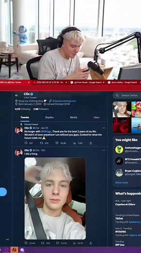 Sommerset Dislikes Clix’s New Hair 😔 @clix @thesommerset #twitch #clix #sommerset #fyp #foryou #foryoupage #viral #trending