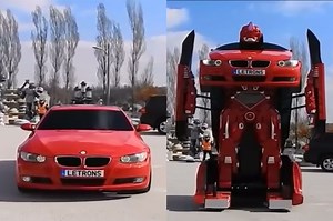 Watch a BMW 3 Series Transform Into a Robot