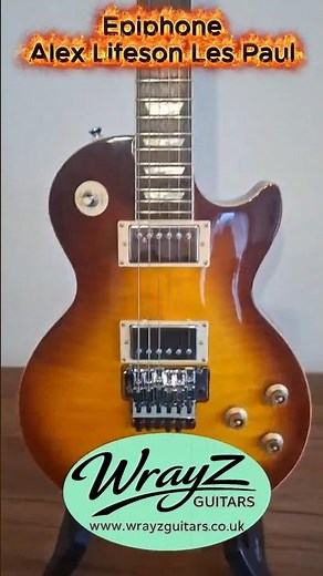 Alex Lifeson Les Paul | Floyd Rose + Piezo | Pro Setup & Repair #guitar #epiphone #alexlifeson