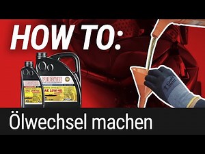 HOW TO: Ölwechsel am Motorrad