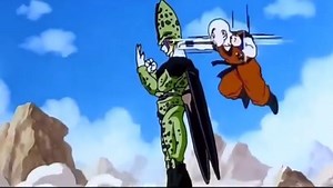 Krillin and Super Saiyan Trunks attacks having no effect on Perfect Cell | BeigeSaiyan