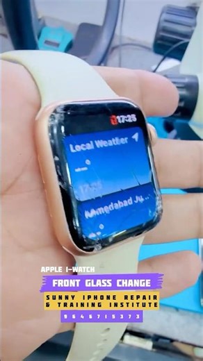 i-watch front glass change #iwatchrepair #iwatch