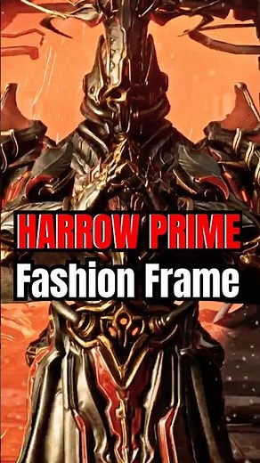 Harrow Prime | Fashion Frame #warframe #fashionframe #tennocreate #shorts
