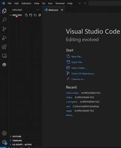 How to create new folder 📂 in vs code