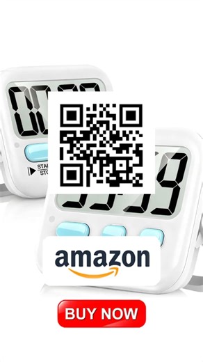 Never Burn Food Again! This Timer Saves Every Meal! 🍳⚡ #kitchengadgets #amazonfinds