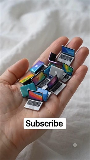World's Smallest Laptops? 💻✨​#MiniatureLaptops​#TinyGadgets​