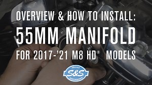 23K views · 134 reactions | In this video, we talk about our new 55mm performance manifold for 2017-2021 M8 HD® models as well as how to install it on your bike! #SSCycle #ProvenPerformance For more product info, visit: https://www.sscycle.com/products/55mm-performance-manifold-for-2017-2021-m8-models/ | S&S Cycle, Inc. | Facebook