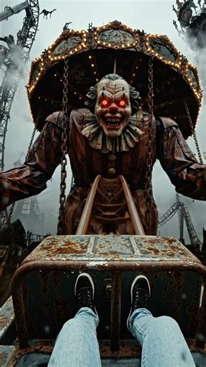Hollow Moon Carnival First person POV roller coaster ride,