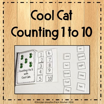 Counting 1-10 Adapted Book Printable Activities for Special Education Learners