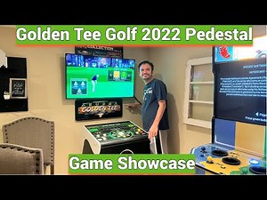 Golden Tee Golf 2022 Pedestal Arcade Machine - Game Showcase