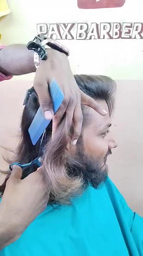 867K views · 3K reactions | Long hair cutting style for mens Best hair style new hair style #long #hairstyle #haircut #2023おせち #hair #style #best #hair #vairal #new #vairal #video #fashion #for #men #salon #reels video | Mohd Salim Shaikh | Facebook
