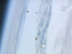 Deployment of ANDE Satellites by STS-116