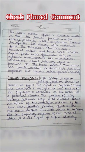 Piezo Electric Transducer Experipent | For M.Sc. Notes and CSIR Net Jrf Books Check Discription
