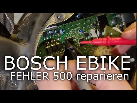 Bosch Performance Line - Motor öffnen, Fehler 500 reparieren
