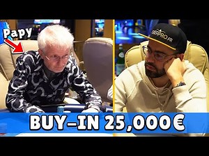 Un papy me fait tapis dans le WSOP 25,000€ à Rozvadov