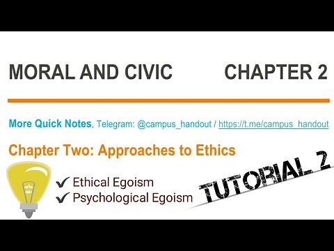 Moral and Civics Chapter 2 - Part 2