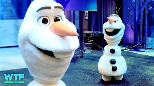 I Met Disney's New Robot Olaf - Video