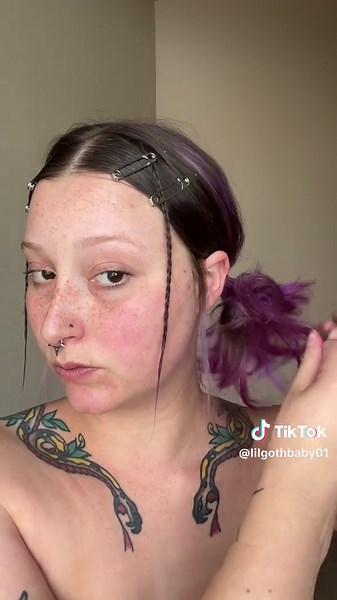 90's Hair Tutorial for Mall Goth Style