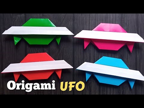 Easy Origami UFO - Origami Alien Spaceship - Origami For Beginners