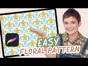Surface Pattern Design Tutorial | Complete Floral Pattern Workflow in Procreate