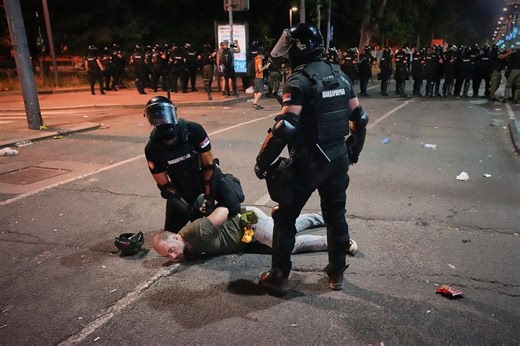 Serbian police detain 79 protesters as dissent persists against populist president