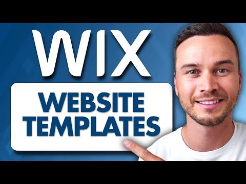 Wix Website Templates Tutorial