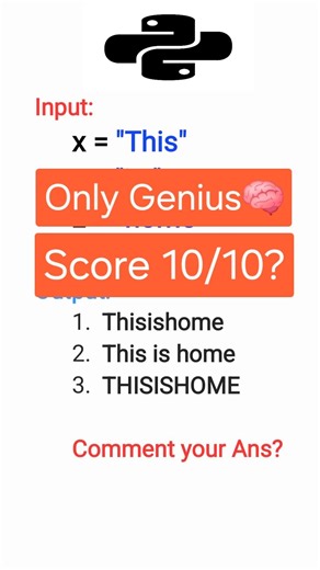 Can You Score 10/10?" Python Quiz | Coding Quiz 2026 #pythonQuiz #coding #python #codingquiz #shorts