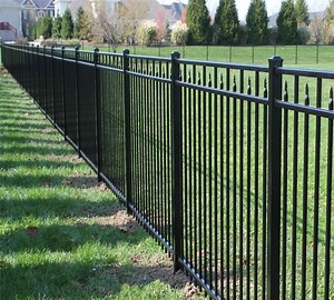 [Hot Item] Wrought Iron Fence Pickets Fence Farm Fence Aluminum Fencing Steel Fence
