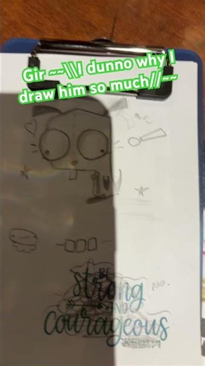 Gir is an alien and he is kinda spacey—///~~ #artist #unikitty #characterfanart #gir