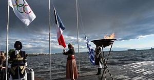 101 Tage vor Beginn der Spiele in Paris: Das Olympische Feuer entzündet - traditionelle Zeremonie in Griechenland