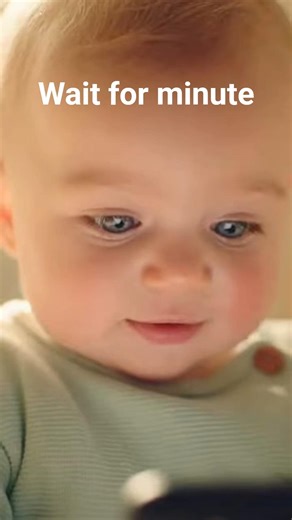 Cute 6-Month-Old Baby Using a Phone for the First Time!