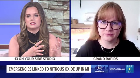 Nitrous oxide misuse surges in Michigan health incidents