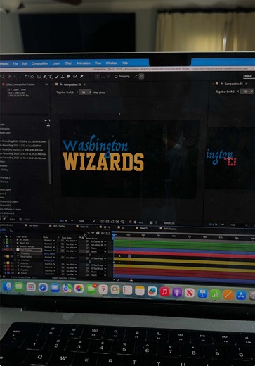 Let’s create some continuous movement with this text so it doesn’t feel static