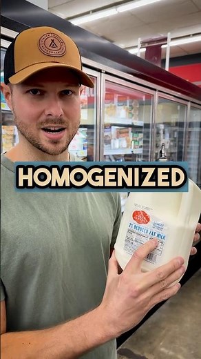 Could homogenized milk be causing your health issues??🥛