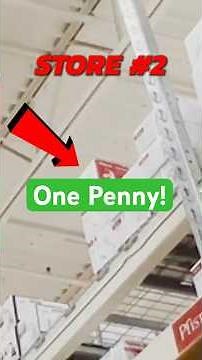$0.01 Penny Deal Hunting at Home Depot (RESULTS)