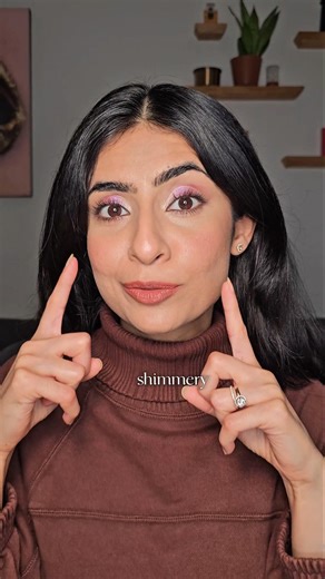 Gradient plum purple shimmer eyeshadow tutorial