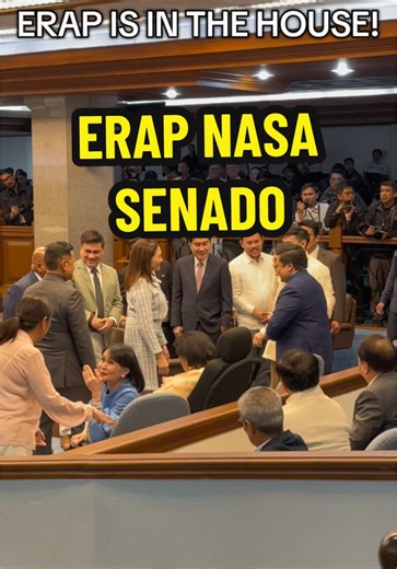 Erap Estrada Returns to the Senate Session
