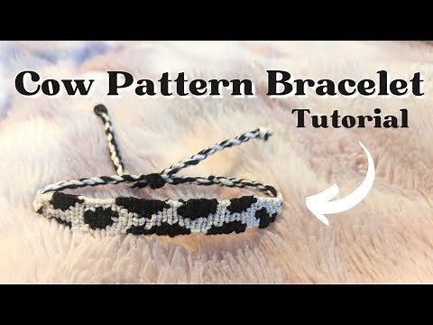 How to make a cowprint bracelet! / Best Alpha bracelet for people who have never made an alpha