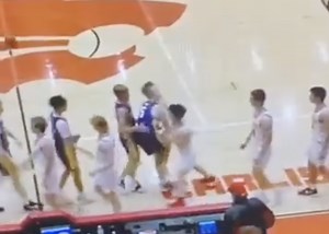 HS Basketball Player Punches Opposing Player While Shaking Hands After The Game - BlackSportsOnline