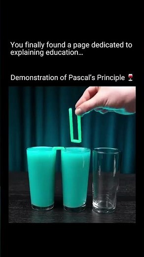 a simple experiment by Blaise Pascal