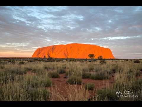 Sunset time-lapse at Uluru (Ayers Rock)