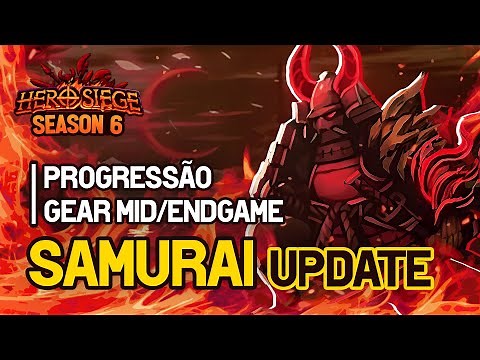 Destroy the game Naked! 1 weapon and 1 ring only - Hero Siege Season 6 - Samurai Mid and Endgame
