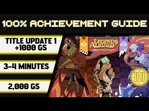 Legends Aligned: Minis in Conflict Title Update 1 100% Achievement Walkthrough * 1000GS in 3-4 Min *