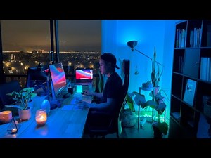 4 hour Study With Me [Surfs Up- Ocean Sounds] 45/15 Pomodoro