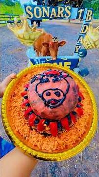 Sonars🐄turning 1! Cow Birthday Party Setup Vlog-Diy Animal Birthday Cake Recipe-Barnyard Bash Decor