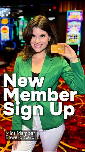 A step-by-step guide of getting and using a Mint Member Rewards Card by Minty Gal | The Mint Gaming Hall